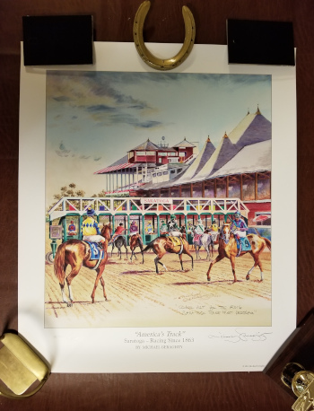Contest prize - Saratoga race track print